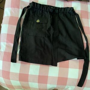 Zara Basic Linen Tie Skirt